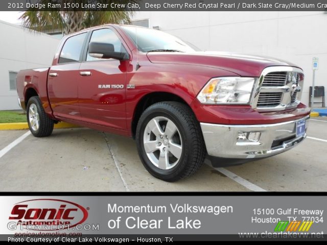 2012 Dodge Ram 1500 Lone Star Crew Cab in Deep Cherry Red Crystal Pearl