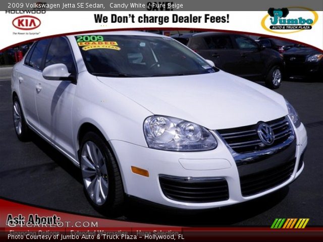 2009 Volkswagen Jetta SE Sedan in Candy White