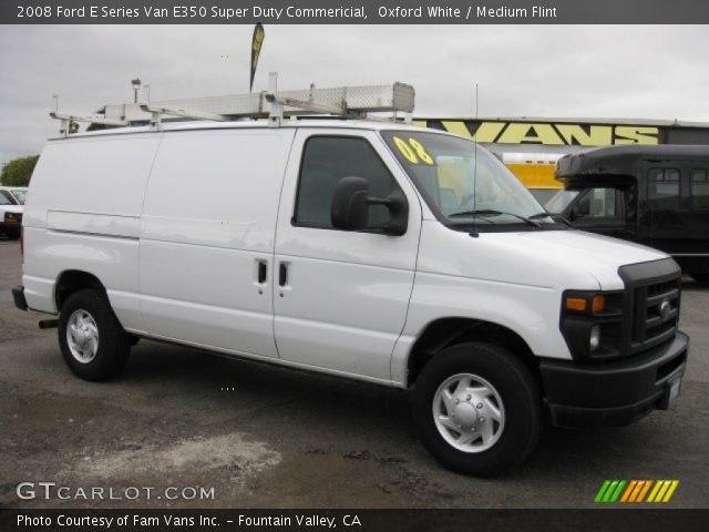 2008 Ford E Series Van E350 Super Duty Commericial in Oxford White