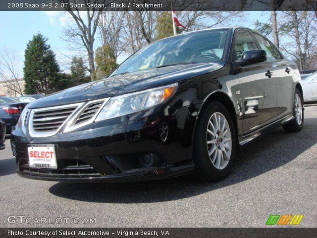 2008 Saab 9-3 2.0T Sport Sedan in Black