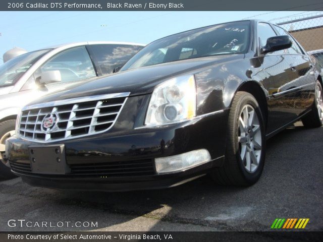 2006 Cadillac DTS Performance in Black Raven