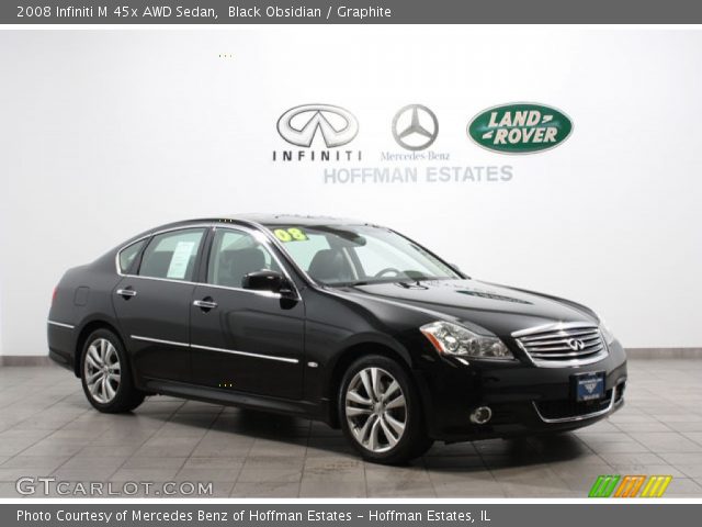 2008 Infiniti M 45x AWD Sedan in Black Obsidian