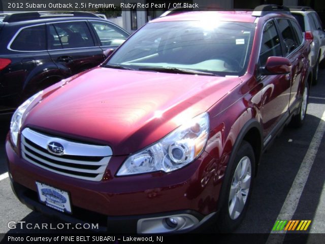 2012 Subaru Outback 2.5i Premium in Ruby Red Pearl