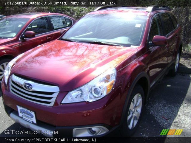 2012 Subaru Outback 3.6R Limited in Ruby Red Pearl