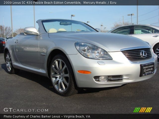 2009 Lexus SC 430 Pebble Beach Edition Convertible in Mercury Metallic