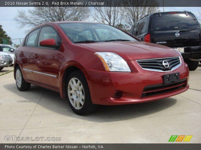 2010 Nissan Sentra 2.0 in Red Brick Metallic