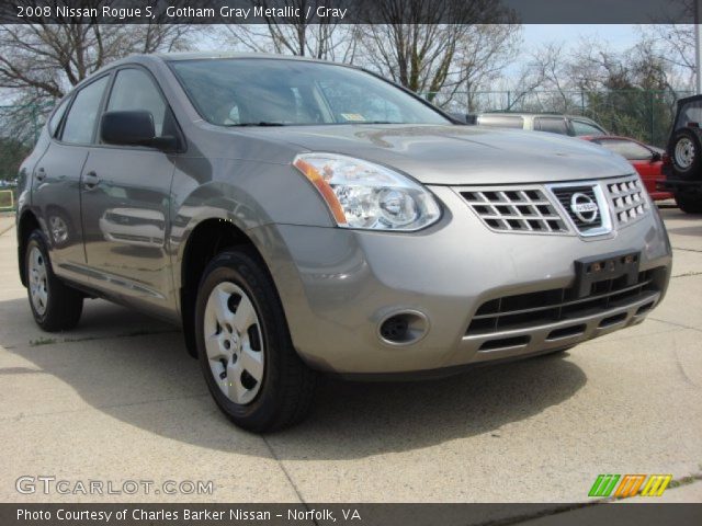 2008 Nissan Rogue S in Gotham Gray Metallic