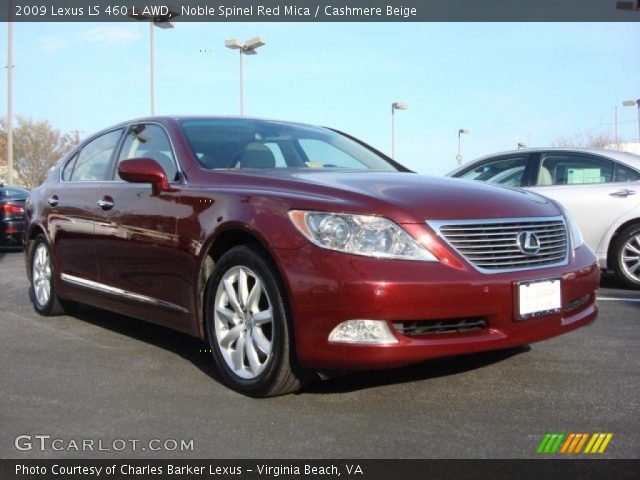 2009 Lexus LS 460 L AWD in Noble Spinel Red Mica