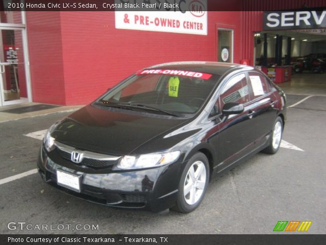 2010 Honda Civic LX-S Sedan in Crystal Black Pearl