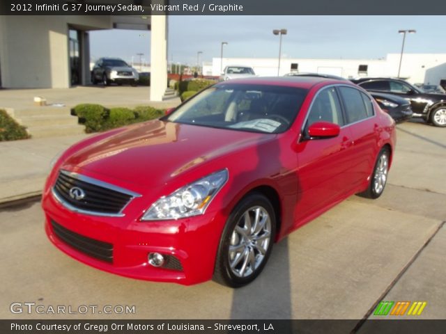 2012 Infiniti G 37 Journey Sedan in Vibrant Red