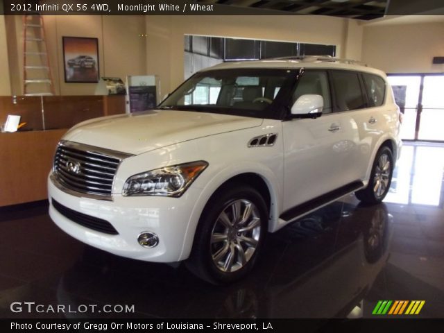 2012 Infiniti QX 56 4WD in Moonlight White