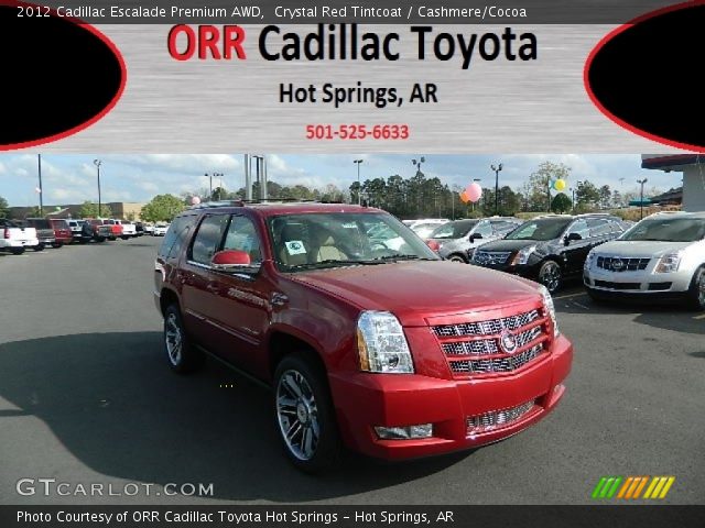 2012 Cadillac Escalade Premium AWD in Crystal Red Tintcoat