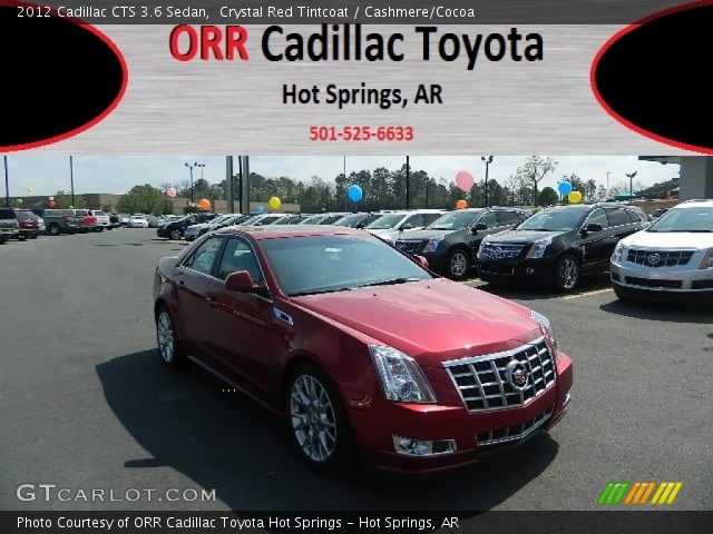 2012 Cadillac CTS 3.6 Sedan in Crystal Red Tintcoat