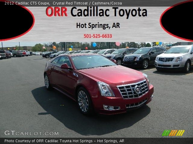 2012 Cadillac CTS Coupe in Crystal Red Tintcoat