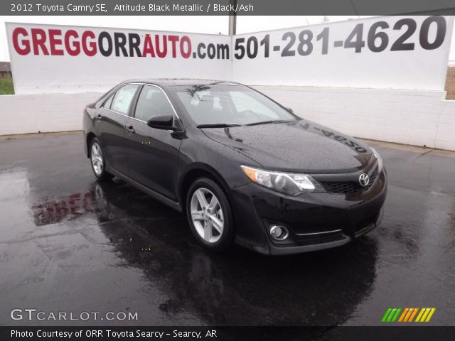 2012 Toyota Camry SE in Attitude Black Metallic