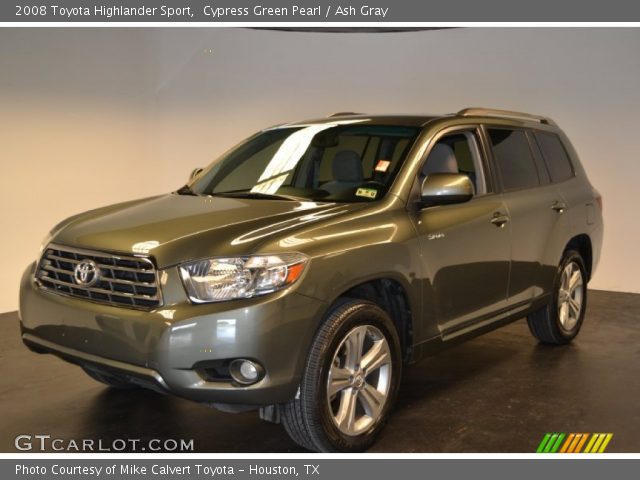 2008 Toyota Highlander Sport in Cypress Green Pearl