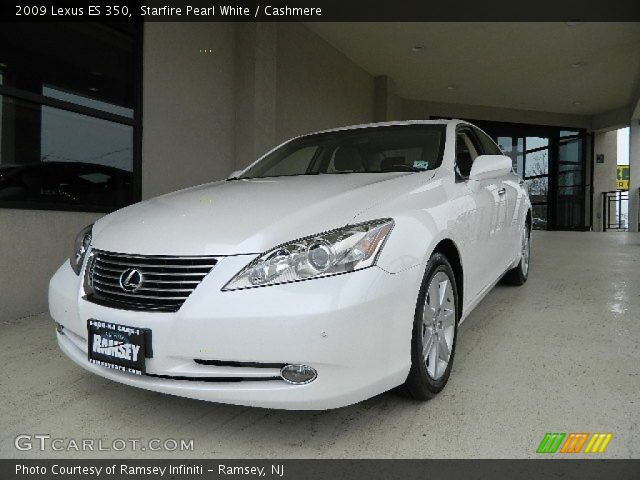 2009 Lexus ES 350 in Starfire Pearl White
