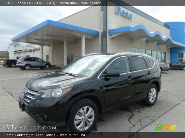 2012 Honda CR-V EX-L 4WD in Crystal Black Pearl