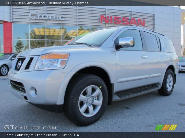 2012 Nissan Armada SV in Brilliant Silver