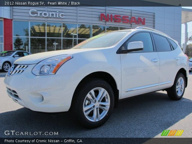 2012 Nissan Rogue SV in Pearl White