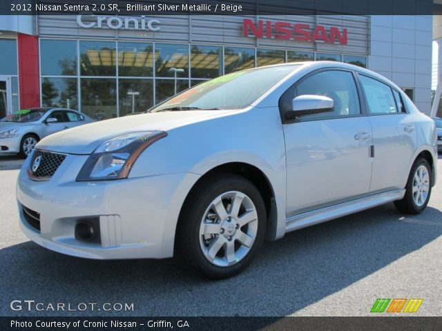 2012 Nissan Sentra 2.0 SR in Brilliant Silver Metallic