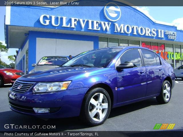 2006 Saturn ION 3 Sedan in Laser Blue