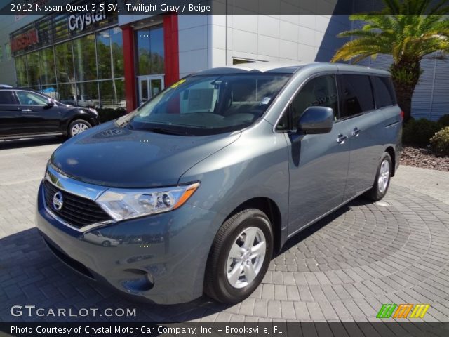 2012 Nissan Quest 3.5 SV in Twilight Gray