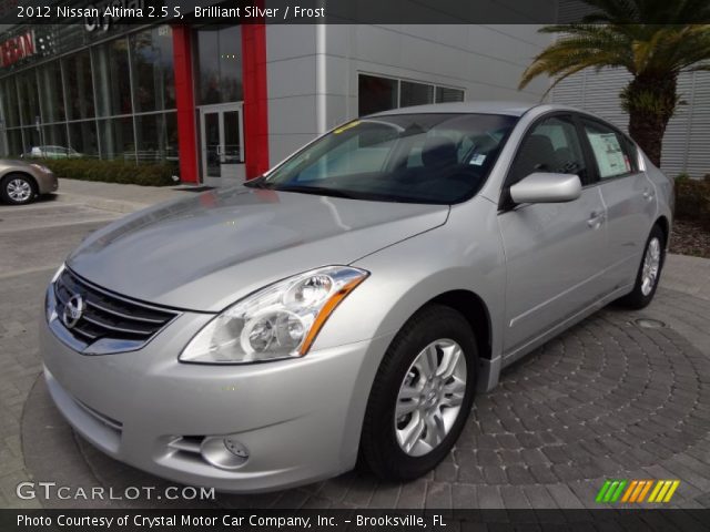2012 Nissan Altima 2.5 S in Brilliant Silver