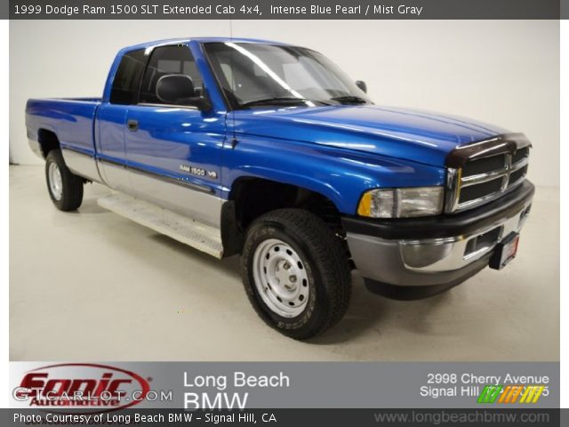 1999 Dodge Ram 1500 SLT Extended Cab 4x4 in Intense Blue Pearl