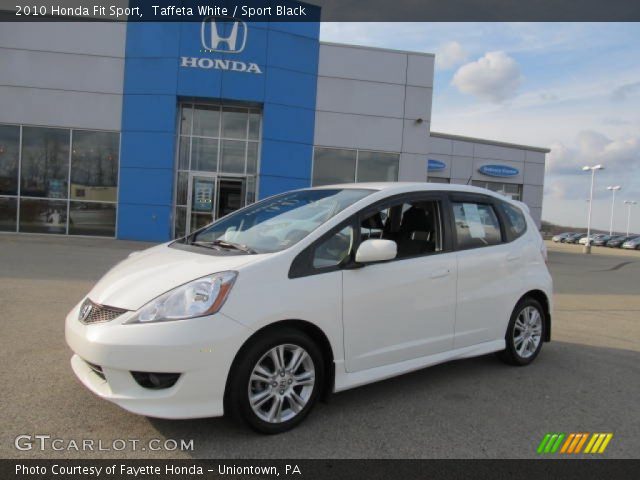 2010 Honda Fit Sport in Taffeta White