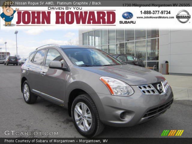2012 Nissan Rogue SV AWD in Platinum Graphite