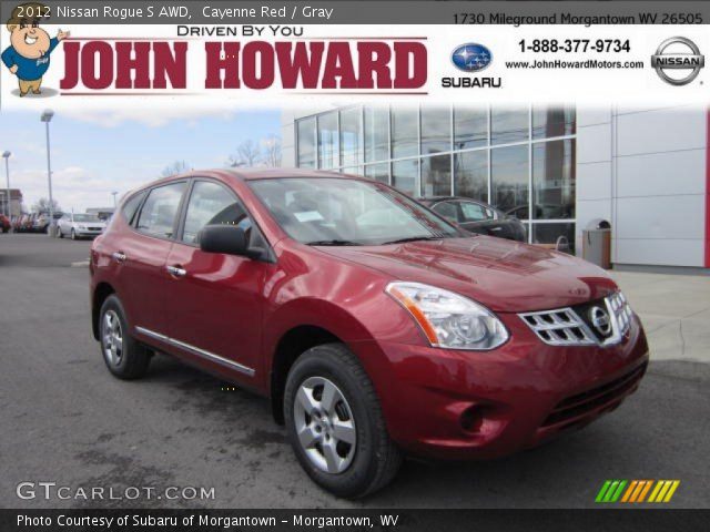2012 Nissan Rogue S AWD in Cayenne Red