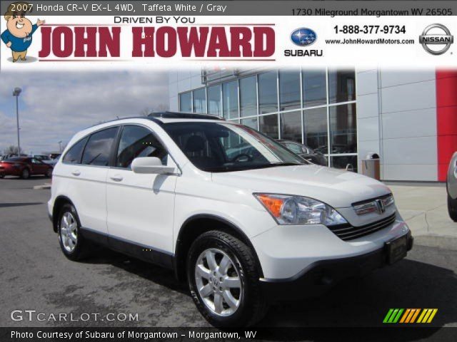 2007 Honda CR-V EX-L 4WD in Taffeta White