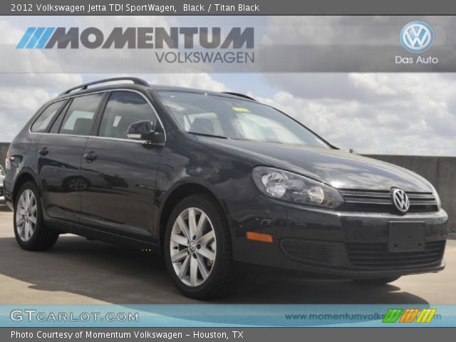 2012 Volkswagen Jetta TDI SportWagen in Black