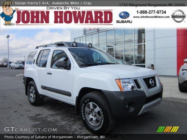 2011 Nissan Xterra S 4x4 in Avalanche White