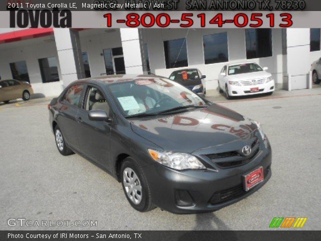 2011 Toyota Corolla LE in Magnetic Gray Metallic