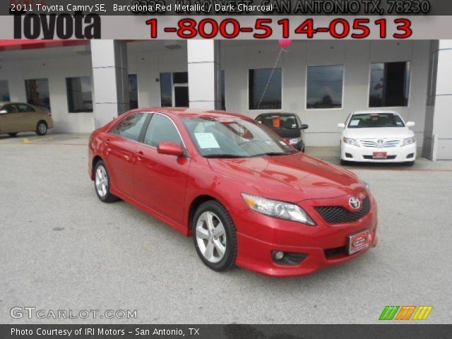 2011 Toyota Camry SE in Barcelona Red Metallic