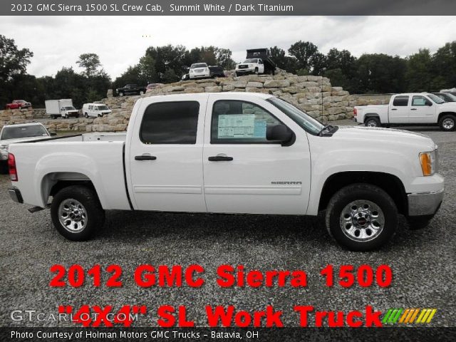 2012 GMC Sierra 1500 SL Crew Cab in Summit White
