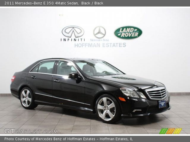2011 Mercedes-Benz E 350 4Matic Sedan in Black