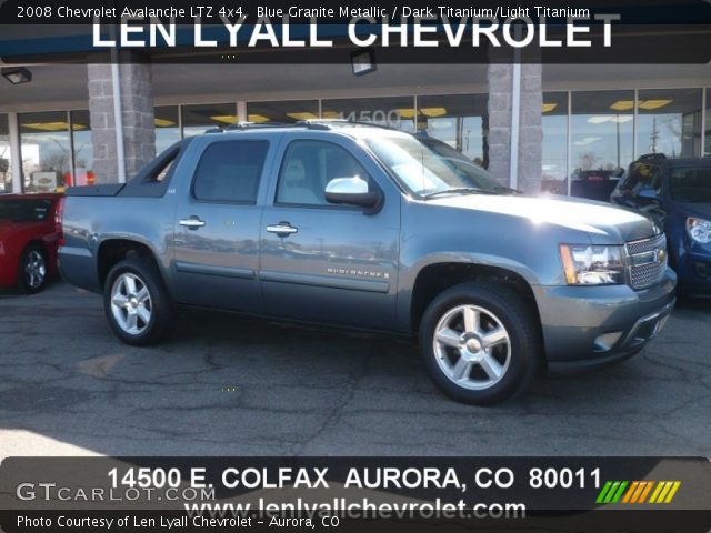 2008 Chevrolet Avalanche LTZ 4x4 in Blue Granite Metallic