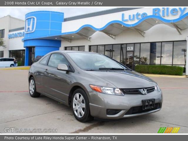 2008 Honda Civic LX Coupe in Galaxy Gray Metallic