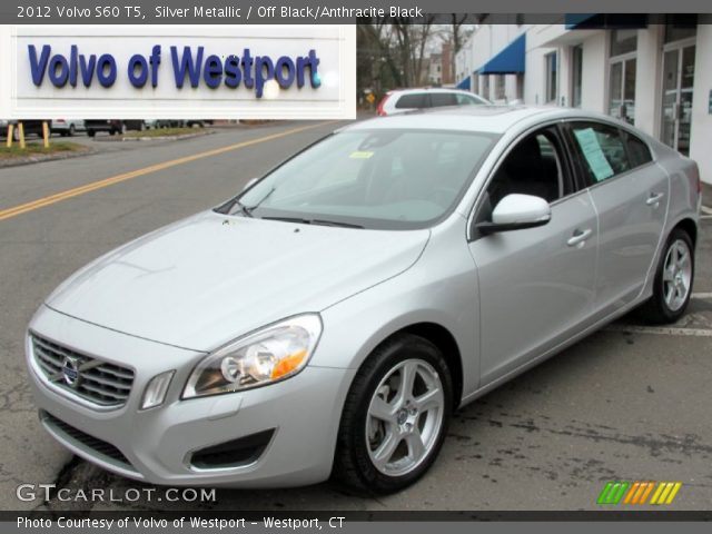 2012 Volvo S60 T5 in Silver Metallic