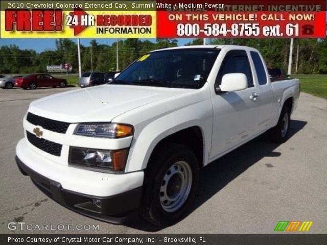 2010 Chevrolet Colorado Extended Cab in Summit White