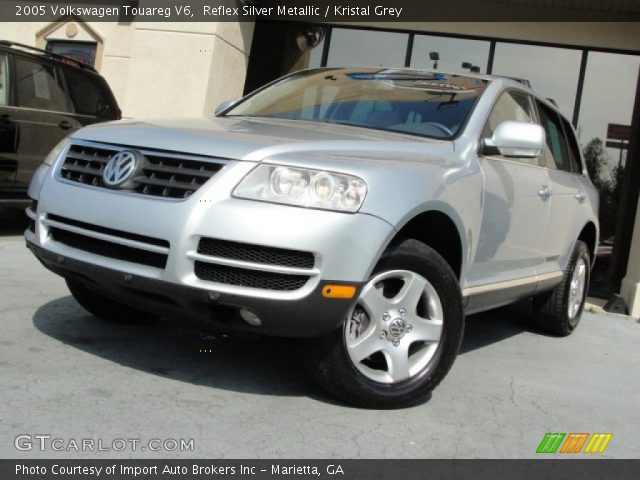 2005 Volkswagen Touareg V6 in Reflex Silver Metallic