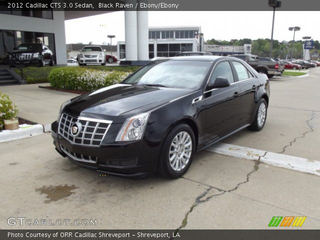 2012 Cadillac CTS 3.0 Sedan in Black Raven