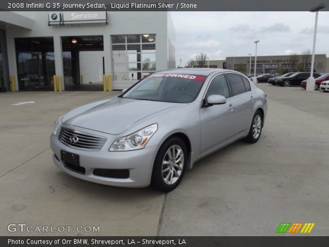 2008 Infiniti G 35 Journey Sedan in Liquid Platinum Silver