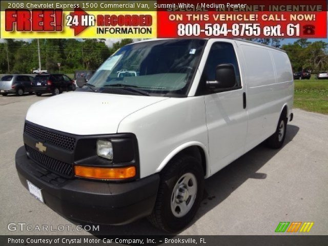 2008 Chevrolet Express 1500 Commercial Van in Summit White