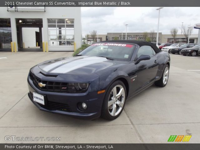 2011 Chevrolet Camaro SS Convertible in Imperial Blue Metallic