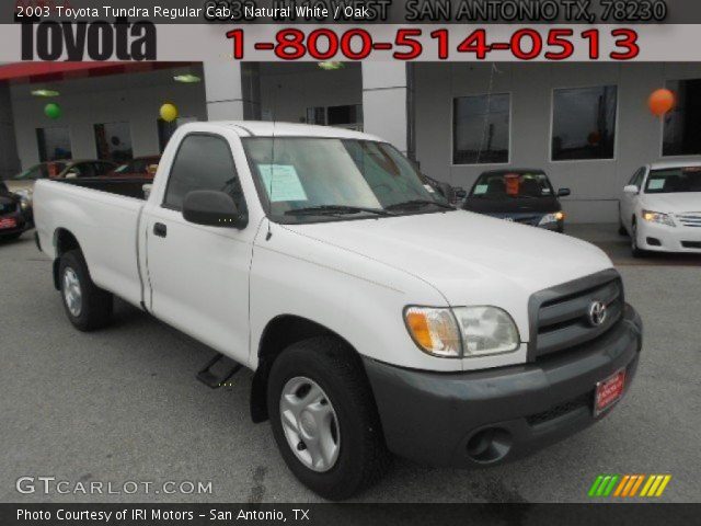 2003 Toyota Tundra Regular Cab in Natural White