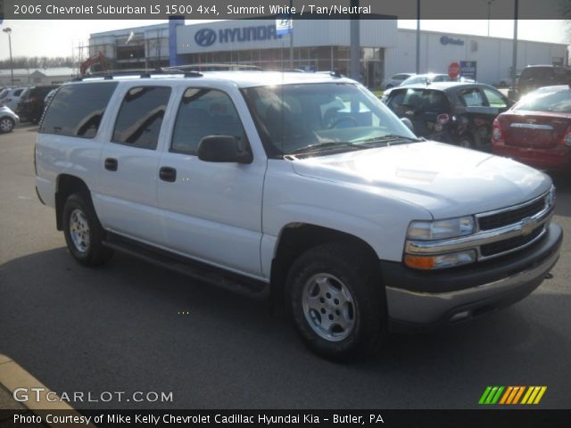 2006 Chevrolet Suburban LS 1500 4x4 in Summit White